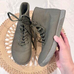 NoBull Army Green Hightop Trainer Sneakers M9.5/W11